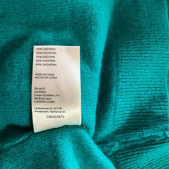 Free People‎ Cashmere Mock Neck Sweater - Picture 5 of 5